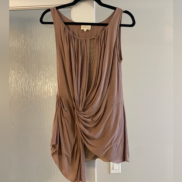 Anthropologie Deletta Blouse in a Dusty Rose / Taupe Size Small - Picture 2 of 6